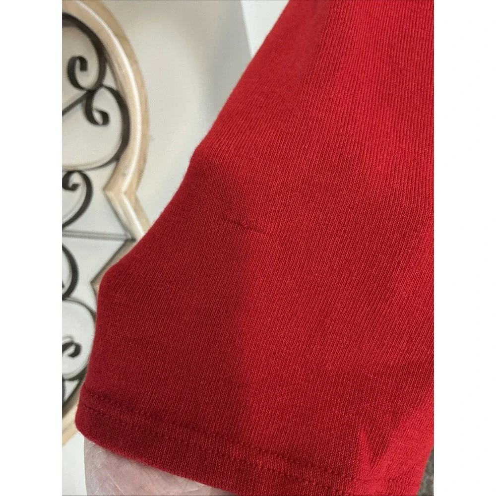 NEW! Avenue 3X 26/28 Casual Career‎ 3/4 Sleeves Solid Red Sweater Top